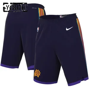 Nike Phoenix Suns Lasten Shortsit City Edition 2023-24 Swingman Violetti Nike Phoenix Suns Lasten Shortsit City Edition 2023-24 Swingman Violetti