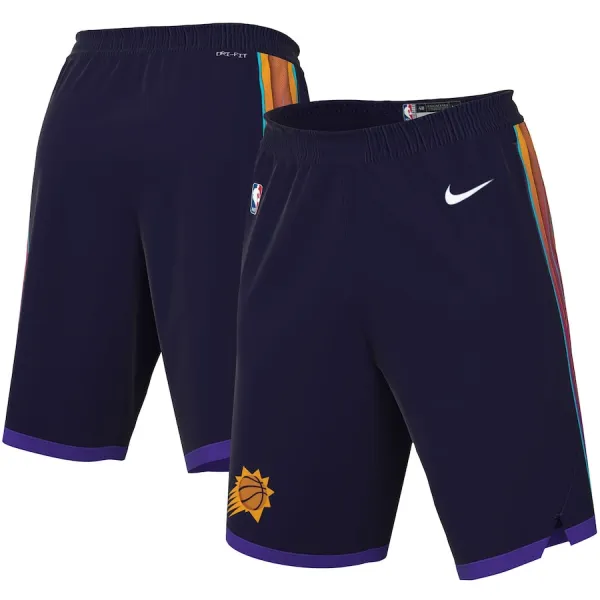 Nike Phoenix Suns Miesten Shortsit City Edition 2023-24 Swingman Violetti Nike Phoenix Suns Miesten Shortsit City Edition 2023-24 Swingman Violetti