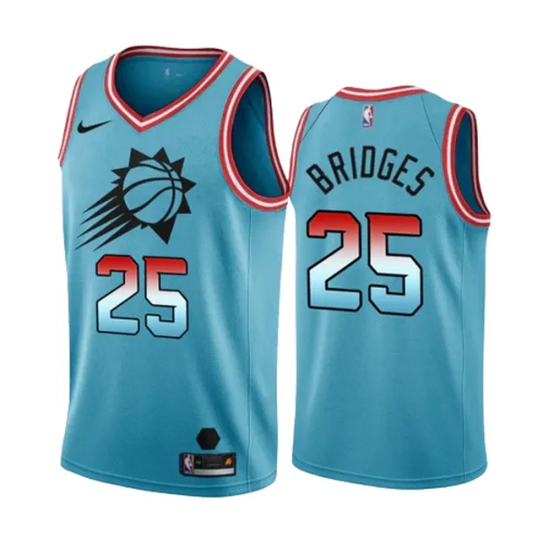 Nike Phoenix Suns Mikal Bridges 25 Miesten Pelipaita City Edition 2022-23 Swingman Sininen Nike Phoenix Suns Mikal Bridges 25 Miesten Pelipaita City Edition 2022-23 Swingman Sininen