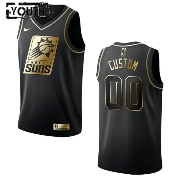 Nike Phoenix Suns Personoitava Lasten Pelipaita Golden Edition Swingman Musta Nike Phoenix Suns Personoitava Lasten Pelipaita Golden Edition Swingman Musta