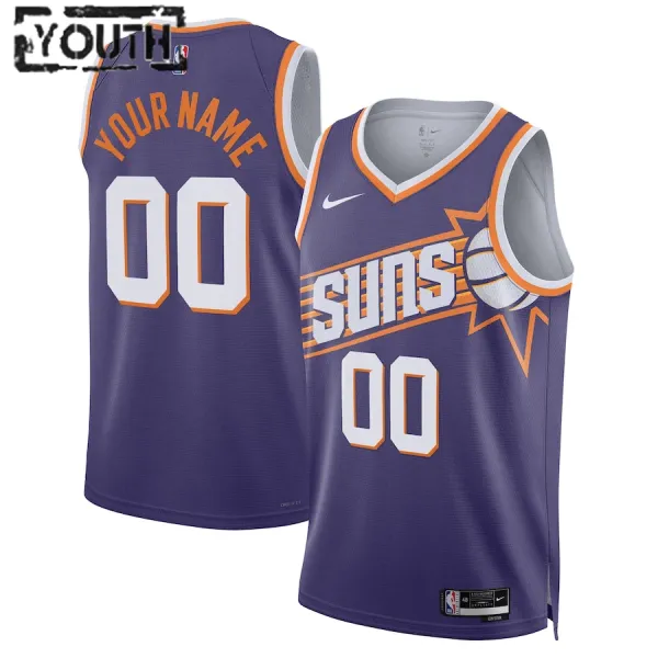 Nike Phoenix Suns Personoitava Lasten Pelipaita Icon Edition 2023-24 Swingman Nike Phoenix Suns Personoitava Lasten Pelipaita Icon Edition 2023-24 Swingman