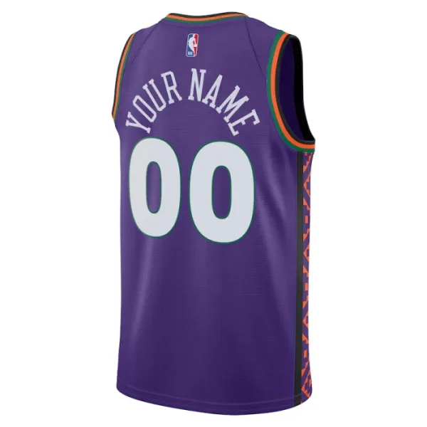 Nike Phoenix Suns Personoitava Miesten Pelipaita City Edition 2024-25 Swingman Violetti
