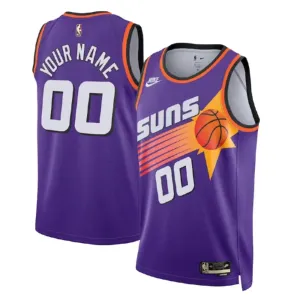 Nike Phoenix Suns Personoitava Miesten Pelipaita Classic Edition 2022-23 Swingman Violetti Nike Phoenix Suns Personoitava Miesten Pelipaita Classic Edition 2022-23 Swingman Violetti