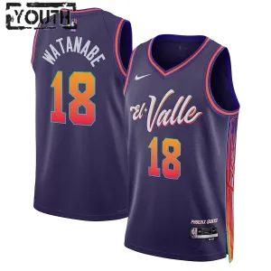 Nike Phoenix Suns Yuta Watanabe Lasten Pelipaita City Edition 2023-24 Swingman Violetti Nike Phoenix Suns Yuta Watanabe Lasten Pelipaita City Edition 2023-24 Swingman Violetti