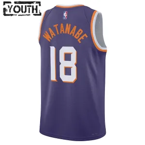 Nike Phoenix Suns Yuta Watanabe Lasten Pelipaita Icon Edition 2023-24 Swingman Violetti