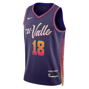 Nike Phoenix Suns Yuta Watanabe Miesten Pelipaita City Edition 2023-24 Swingman Violetti