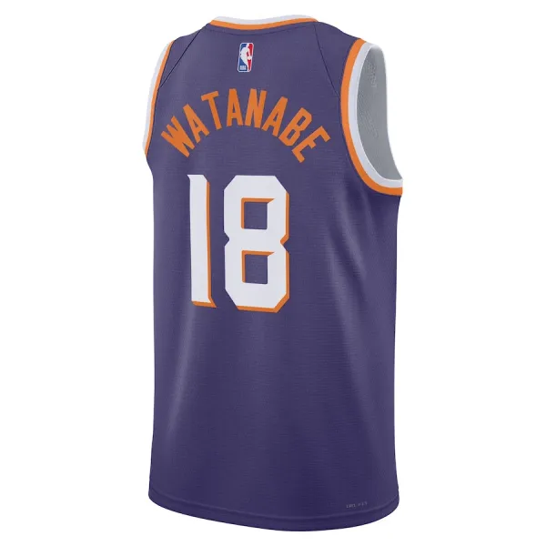 Nike Phoenix Suns Yuta Watanabe Miesten Pelipaita Icon Edition 2023-24 Swingman Violetti
