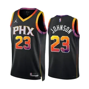 Phoenix Suns Cameron Johnson 23 Jordan Miesten Pelipaita Statement Edition Swingman Musta Phoenix Suns Cameron Johnson 23 Jordan Miesten Pelipaita Statement Edition Swingman Musta
