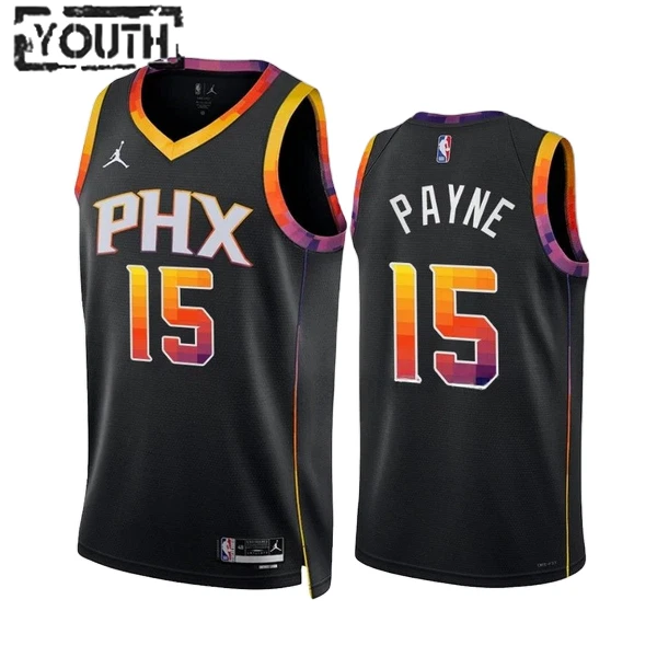 Phoenix Suns Cameron Payne 15 Jordan Lasten Pelipaita Statement Edition Swingman Musta Phoenix Suns Cameron Payne 15 Jordan Lasten Pelipaita Statement Edition Swingman Musta