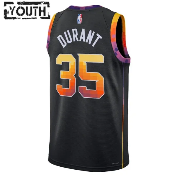 Phoenix Suns Jordan Kevin Durant 35 Lasten Pelipaita Statement Edition Swingman Musta