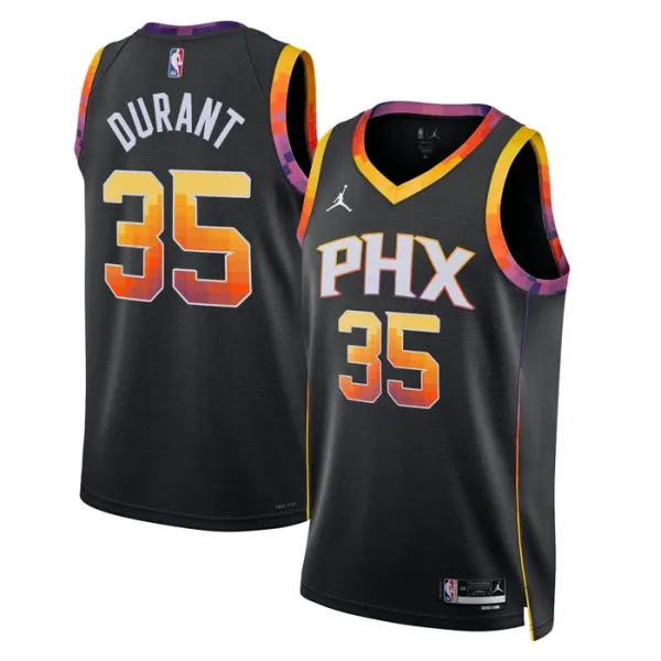 Phoenix Suns Jordan Kevin Durant 35 Miesten Pelipaita Statement Edition Swingman Musta Phoenix Suns Jordan Kevin Durant 35 Miesten Pelipaita Statement Edition Swingman Musta