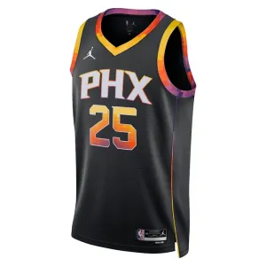 Phoenix Suns Jordan Mikal Bridges 25 Miesten Pelipaita Statement Edition Swingman Musta