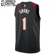 Nike Portland Trail Blazers Anfernee Simons Lasten Pelipaita City Edition 2023-24 Swingman Musta