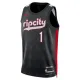 Nike Portland Trail Blazers Anfernee Simons Miesten Pelipaita City Edition 2024-25 Swingman Musta