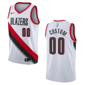 Nike Portland Trail Blazers Personoitava Miesten Pelipaita Association Edition Swingman Valkoinen Nike Portland Trail Blazers Personoitava Miesten Pelipaita Association Edition Swingman Valkoinen