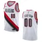 Nike Portland Trail Blazers Personoitava Miesten Pelipaita Association Edition Swingman Valkoinen