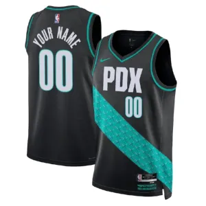 Nike Portland Trail Blazers Personoitava Miesten Pelipaita City Edition 2022-23 Swingman Musta Nike Portland Trail Blazers Personoitava Miesten Pelipaita City Edition 2022-23 Swingman Musta