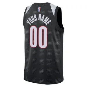 Nike Portland Trail Blazers Personoitava Miesten Pelipaita City Edition 2024-25 Swingman Musta