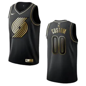 Nike Portland Trail Blazers Personoitava Miesten Pelipaita Golden Edition Swingman Musta Nike Portland Trail Blazers Personoitava Miesten Pelipaita Golden Edition Swingman Musta