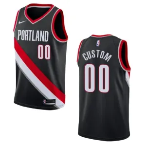 Nike Portland Trail Blazers Personoitava Miesten Pelipaita Icon Edition Swingman Musta