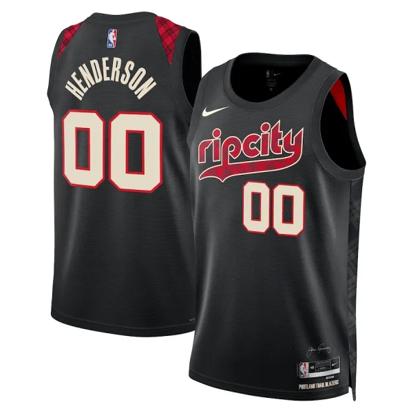 Nike Portland Trail Blazers Scoot Henderson Miesten Pelipaita City Edition 2023-24 Swingman Musta Nike Portland Trail Blazers Scoot Henderson Miesten Pelipaita City Edition 2023-24 Swingman Musta