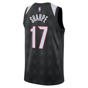 Nike Portland Trail Blazers Shaedon Sharpe Miesten Pelipaita City Edition 2024-25 Swingman Musta