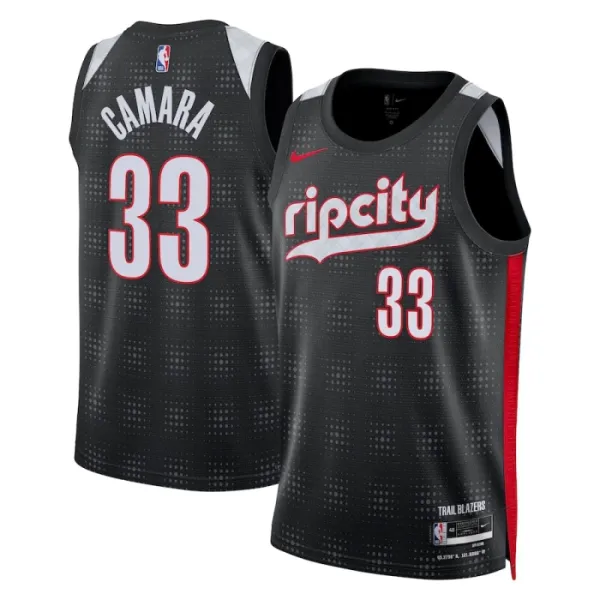 Nike Portland Trail Blazers Toumani Camara Miesten Pelipaita City Edition 2024-25 Swingman Musta Nike Portland Trail Blazers Toumani Camara Miesten Pelipaita City Edition 2024-25 Swingman Musta