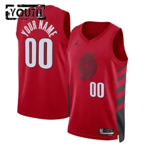 Portland Trail Blazers Jordan Personoitava Lasten Pelipaita Statement Edition Swingman Punainen