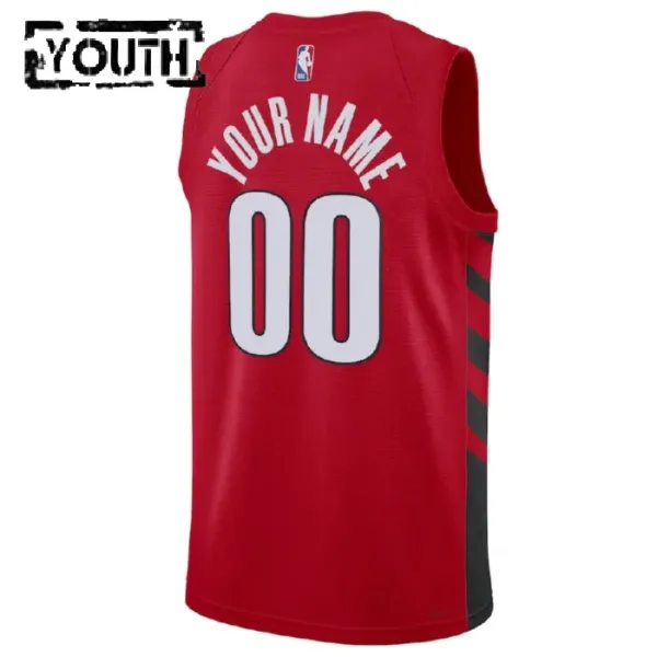 Portland Trail Blazers Jordan Personoitava Lasten Pelipaita Statement Edition Swingman Punainen