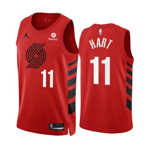 Portland Trail Blazers Josh Hart 11 Miesten Pelipaita Statement Edition Swingman Punainen Portland Trail Blazers Josh Hart 11 Miesten Pelipaita Statement Edition Swingman Punainen