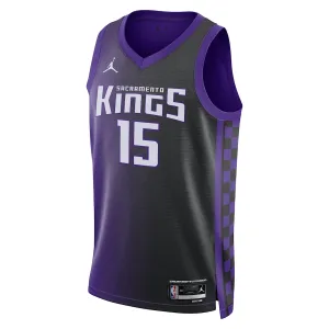 Jordan Sacramento Kings Davion Mitchell Miesten Pelipaita Statement Edition 2023-24 Swingman Violetti