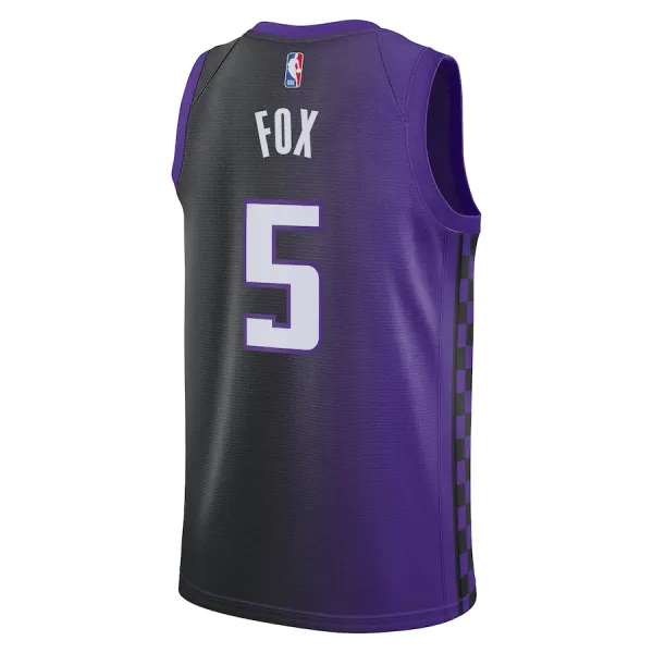 Jordan Sacramento Kings De Aaron Fox Miesten Pelipaita Statement Edition 2023-24 Swingman Violetti