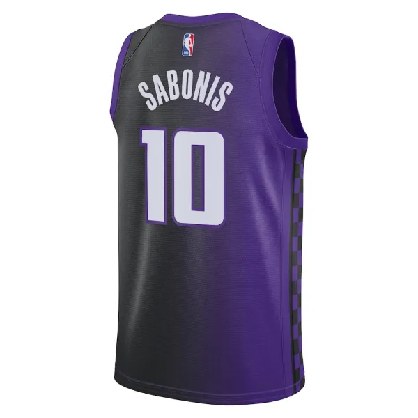 Jordan Sacramento Kings Domantas Sabonis Miesten Pelipaita Statement Edition 2023-24 Swingman Violetti