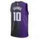Jordan Sacramento Kings Domantas Sabonis Miesten Pelipaita Statement Edition 2023-24 Swingman Violetti