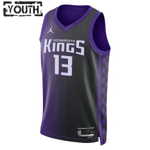 Jordan Sacramento Kings Keegan Murray Lasten Pelipaita Statement Edition 2023-24 Swingman Violetti