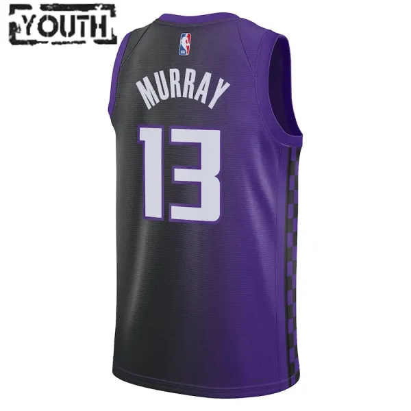 Jordan Sacramento Kings Keegan Murray Lasten Pelipaita Statement Edition 2023-24 Swingman Violetti