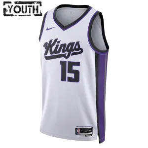 Nike Sacramento Kings Davion Mitchell Lasten Pelipaita Association Edition 2023-24 Swingman Valkoinen