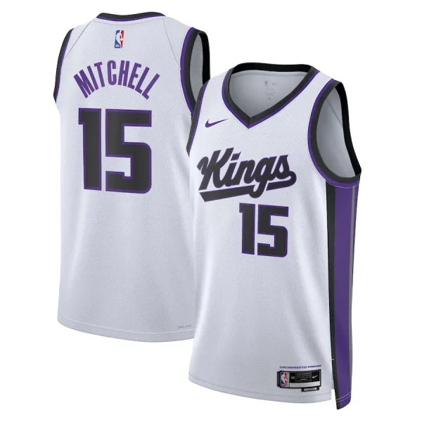 Nike Sacramento Kings Davion Mitchell Miesten Pelipaita Association Edition 2023-24 Swingman Valkoinen Nike Sacramento Kings Davion Mitchell Miesten Pelipaita Association Edition 2023-24 Swingman Valkoinen