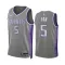 Nike Sacramento Kings De Aaron Fox 5 Miesten Pelipaita City Edition 2022-23 Swingman Harmaa