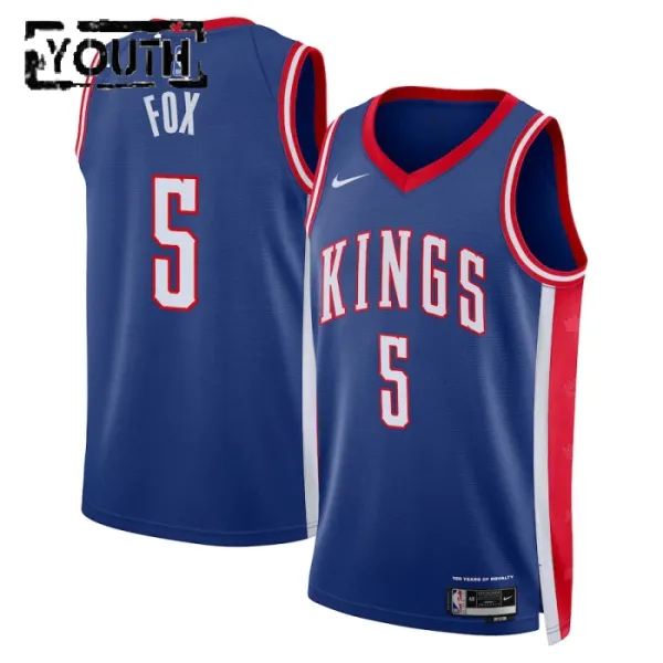 Nike Sacramento Kings De Aaron Fox Lasten Pelipaita City Edition 2024-25 Swingman Sininen Nike Sacramento Kings De Aaron Fox Lasten Pelipaita City Edition 2024-25 Swingman Sininen