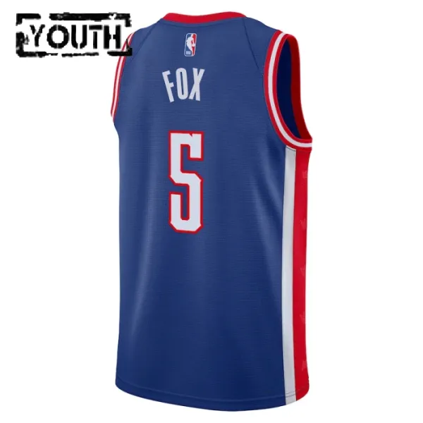 Nike Sacramento Kings De Aaron Fox Lasten Pelipaita City Edition 2024-25 Swingman Sininen