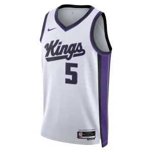 Nike Sacramento Kings De Aaron Fox Miesten Pelipaita Association Edition 2023-24 Swingman Valkoinen
