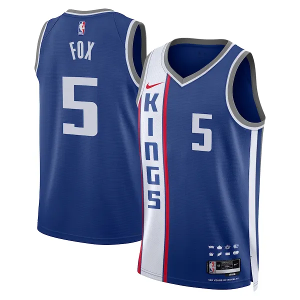 Nike Sacramento Kings De Aaron Fox Miesten Pelipaita City Edition 2023-24 Swingman Sininen Nike Sacramento Kings De Aaron Fox Miesten Pelipaita City Edition 2023-24 Swingman Sininen