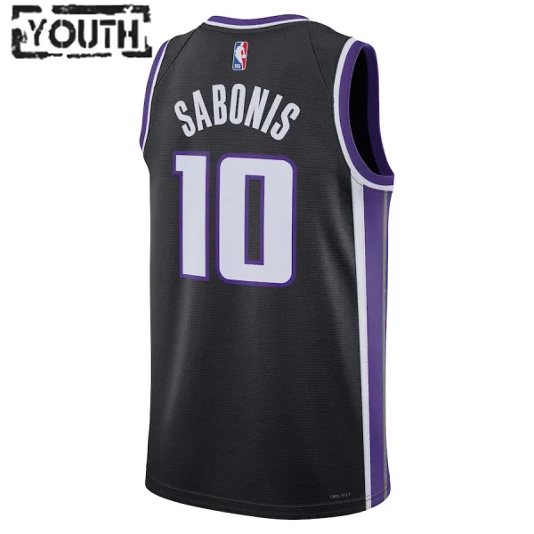 Nike Sacramento Kings Domantas Sabonis Lasten Pelipaita Icon Edition 2023-24 Swingman Musta