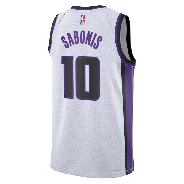 Nike Sacramento Kings Domantas Sabonis Miesten Pelipaita Association Edition 2023-24 Swingman Valkoinen