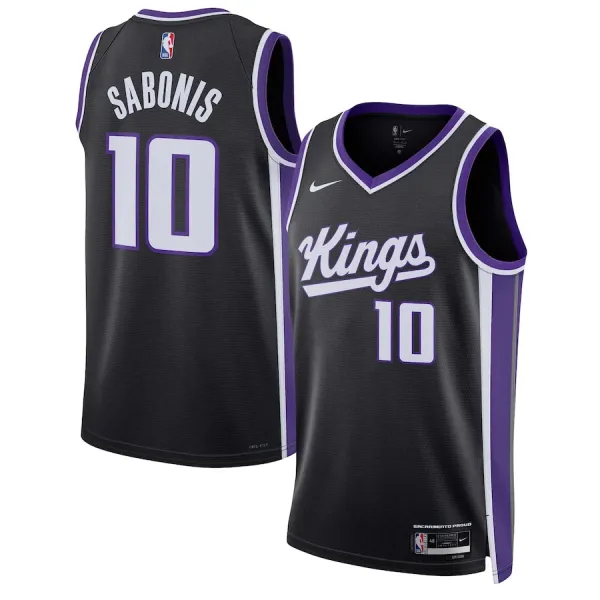 Nike Sacramento Kings Domantas Sabonis Miesten Pelipaita Icon Edition 2023-24 Swingman Musta Nike Sacramento Kings Domantas Sabonis Miesten Pelipaita Icon Edition 2023-24 Swingman Musta