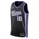 Nike Sacramento Kings Domantas Sabonis Miesten Pelipaita Icon Edition 2023-24 Swingman Musta