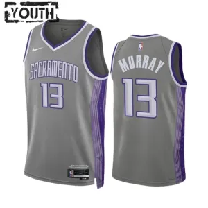 Nike Sacramento Kings Keegan Murray 13 Lasten Pelipaita City Edition 2022-23 Swingman Harmaa Nike Sacramento Kings Keegan Murray 13 Lasten Pelipaita City Edition 2022-23 Swingman Harmaa