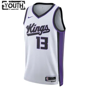Nike Sacramento Kings Keegan Murray Lasten Pelipaita Association Edition 2023-24 Swingman Valkoinen