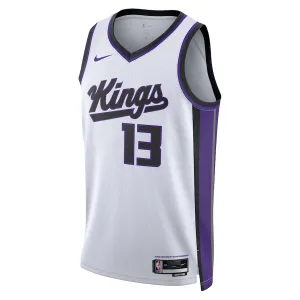 Nike Sacramento Kings Keegan Murray Miesten Pelipaita Association Edition 2023-24 Swingman Valkoinen